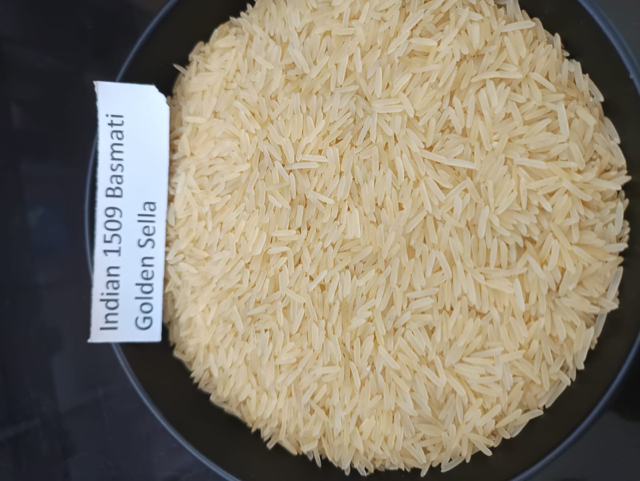 Indian 1509 Basmati Golden Sella Rice