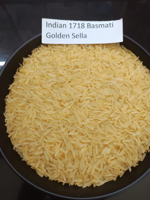 Indian 1718 Basmati Golden Sella Rice